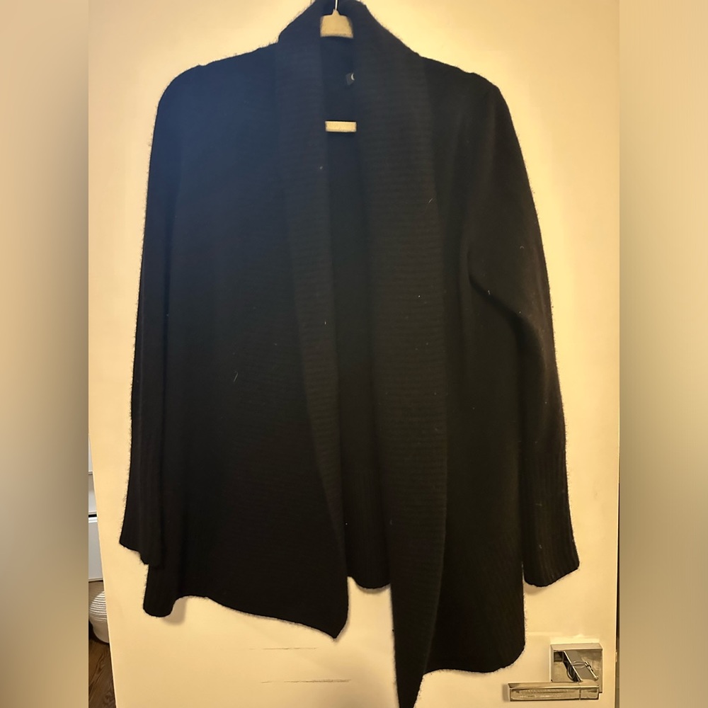 Black cashmere sweater